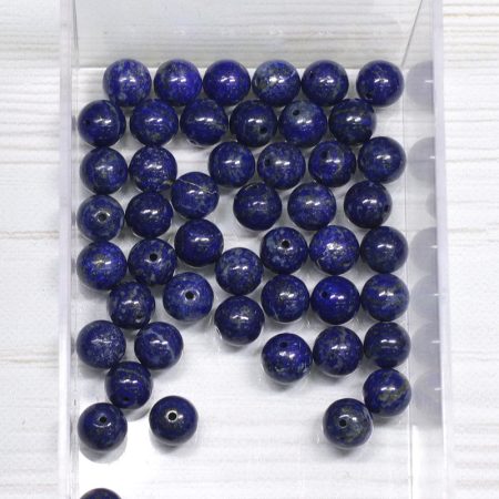 Lápisz lazuli ásványgyöngy - 7,5mm-es golyó - 1db