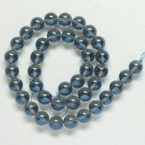 Aura kvarc (kék) ásványgyöngy - 10mm-es golyó - 1db