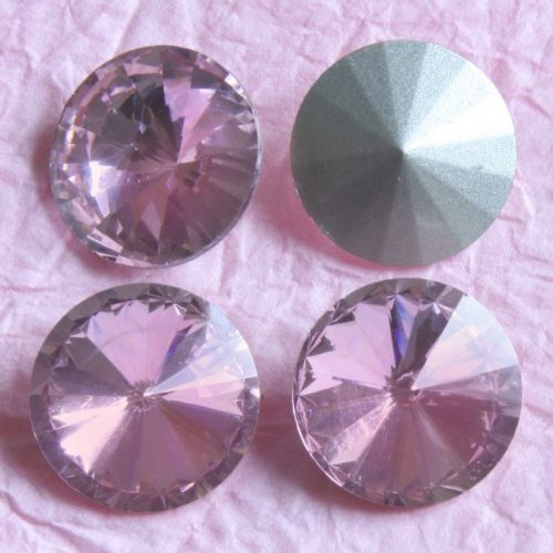 Távolkeleti kristály rivoli 8mm-es - világos rózsaszín (Light Rose)