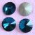 Távolkeleti kristály rivoli 10mm-es - óceánkék (Indicolite)