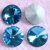 Távolkeleti kristály rivoli 18mm-es - türkizkék (Aquamarine)