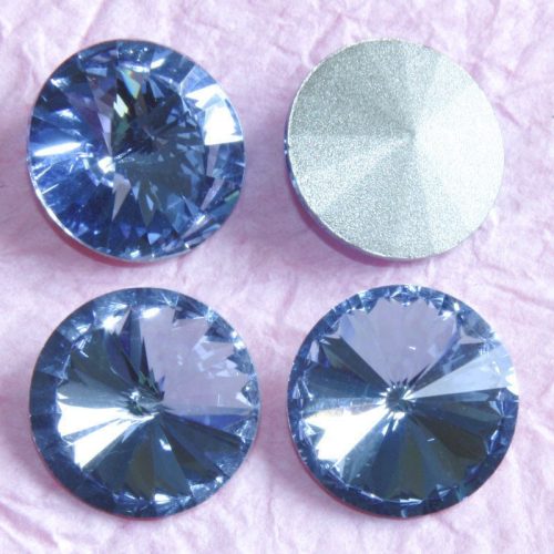 Távolkeleti kristály rivoli 18mm-es - égkék (Medium Sapphire)