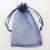 Organza ajándéktasak kb. 10x14cm-es sötétkék