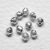Tibeti stílusú fém köztes - antik ezüst színű 4x4mm-es kúpos