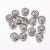 Tibeti stílusú fém köztes - antik ezüst színű 8x3,5mm-es rondell, furat: 1,3mm