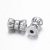 Tibeti stílusú fém köztes - antik ezüst színű 6x4mm-es masni, furat: 1,3mm