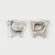 Tibeti stílusú fém medálka / fityegő - antik ezüst színű 17x15mm-es cica