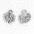 Tibeti stílusú fém medál / fityegő - antik ezüst színű 14x10mm-es talpak